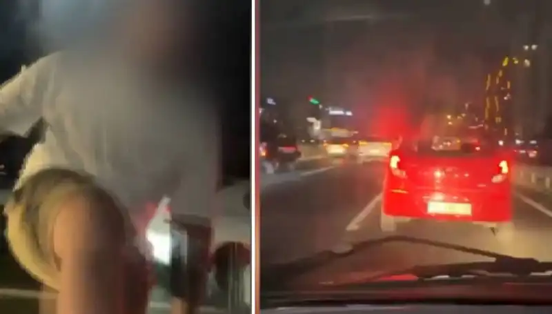 Trafik Magandası Kameraya Yansıdı: Kaza Korkusu Yaratan Anlar