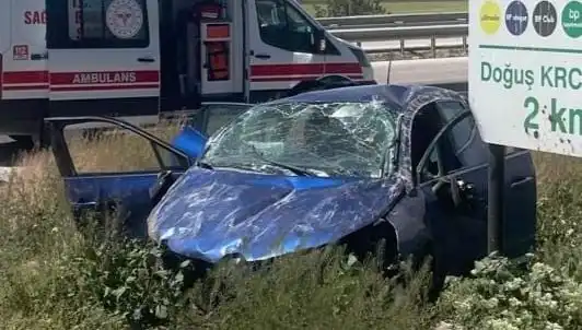 Kontrolden Çıkan Araç Takla Attı: Korkutucu Kaza Detayları