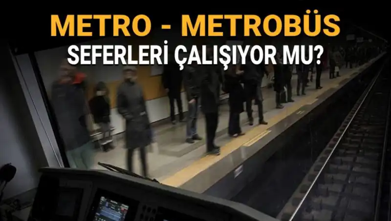 İstanbul’da Ulaşımda Sıkıntı! Metrobüs ve Metro Durumu Ne?