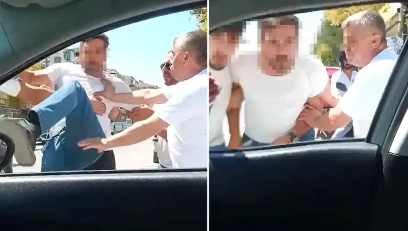 Dolmuş Şoförü Trafikte Taşıdığı Yolcularla Dehşet Saçtı!