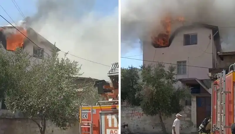 Hatay'daki Yangın Faciasında Küçük Çocuk Hastaneye Kaldırıldı