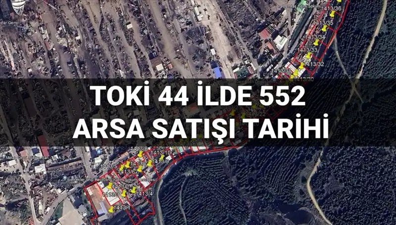 2025'te TOKİ, 44 İlde 552 Arsa Satışıyla Yatırımcıları Bekliyor!