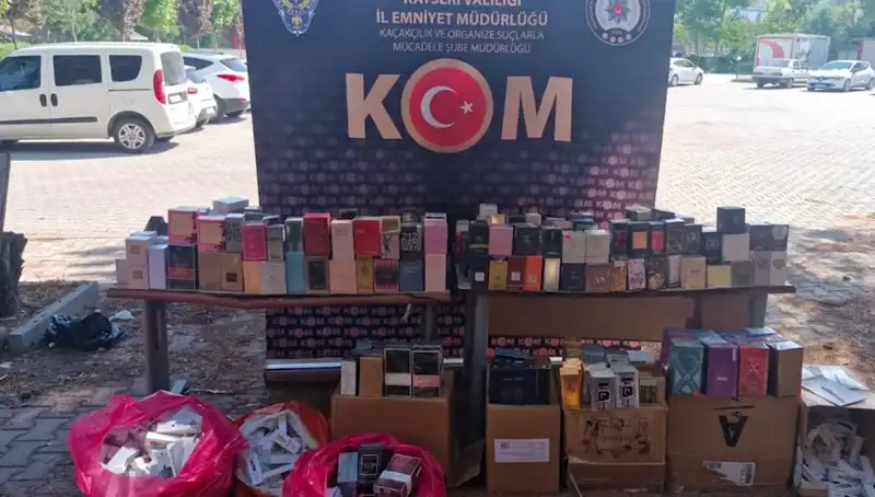 Kayseri'de Kaçak Parfüm Operasyonuyla Suç Organa Darbe Üstüne Darbe!